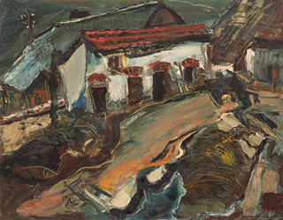 Emanuel Famíra (1900 - 1970) - Na statku (Vlkančice)