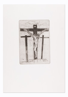 Jiří Ščerbakov (1926 - 2007) - Ukřižování Ježíše Krista (4 grafické listy)