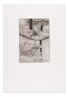 Jiří Ščerbakov (1926 - 2007) - Ukřižování Ježíše Krista (4 grafické listy)