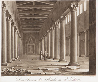 Jiří Döbler (1788 - 1845) - Das Innere der Kirche zu Bethlehem