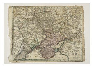 Matthäus Seutter (1678 - 1757) - Nova et accurata Turcicarum et Tartaricarum Provinciarum intra fluvios Tyras s Niester et Tanaim s Don ad Oram Ponti Euxini et in Peloponneso Taurica sitarum, excudit a Matth. Seutter S.C.M. Geogr. Aug. Vindel.