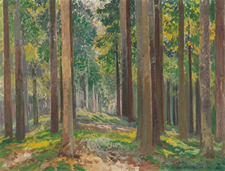 Karel Kupka (1905 - 1971) - Interiér lesa