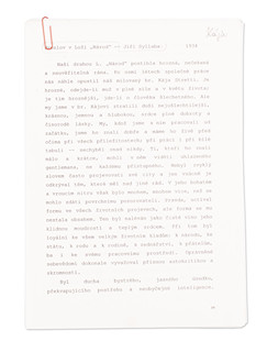 Kondolence k úmrtí Dr. Karla Strettiho a korespondence členů lože Národ
