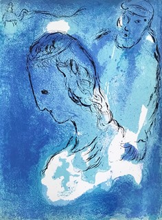 Marc Chagall - Abraham a Sára