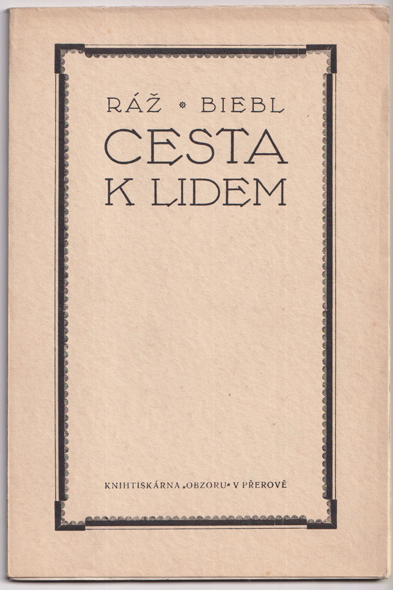 Konstantin Biebl - Cesta k lidem