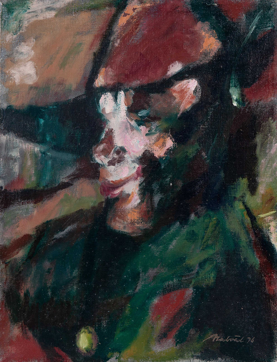 František Nedvěd  (1919 - 2007) - Hlava klauna