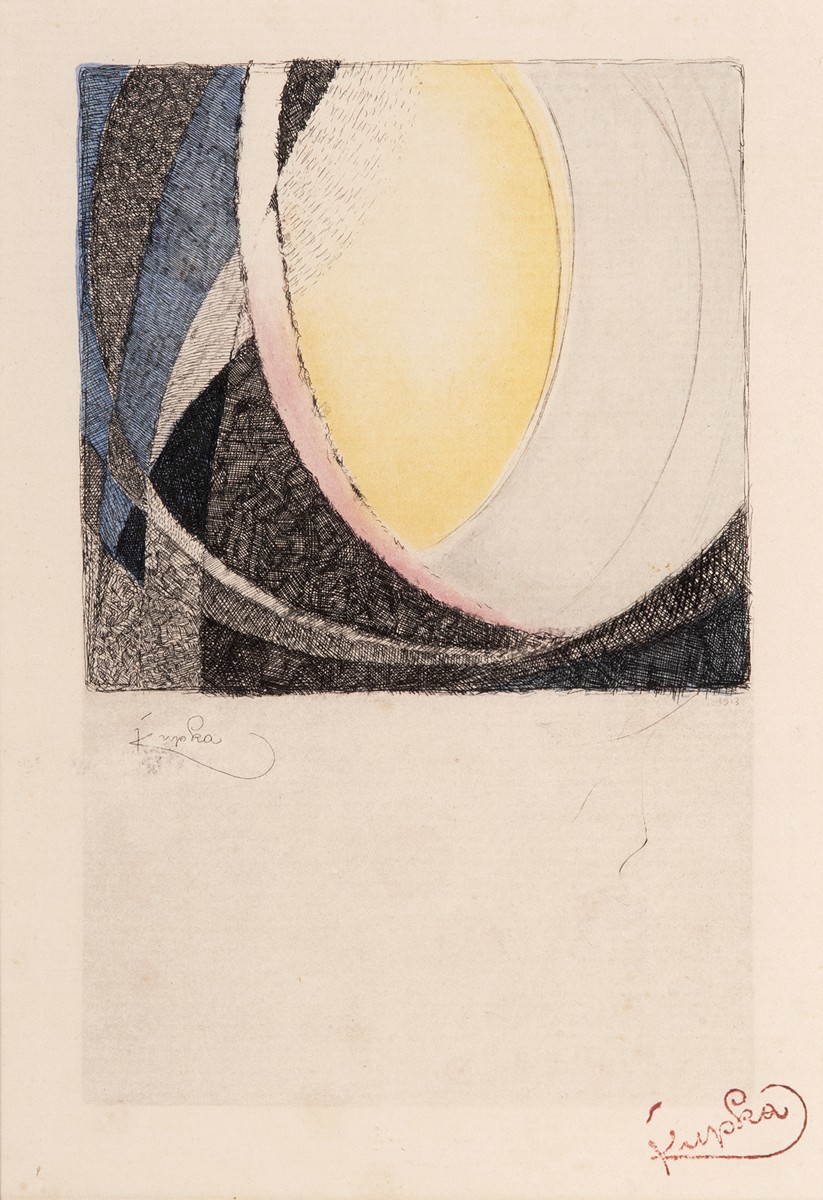 František Kupka (1871 - 1957) - Amorpha, dvoubarevná fuga