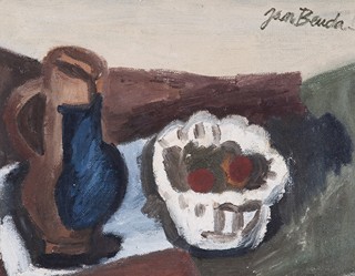 Jan Benda (1897 - 1967) - Zátiší se džbánem a mísou ovoce