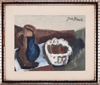 Jan Benda (1897 - 1967) - Zátiší se džbánem a mísou ovoce