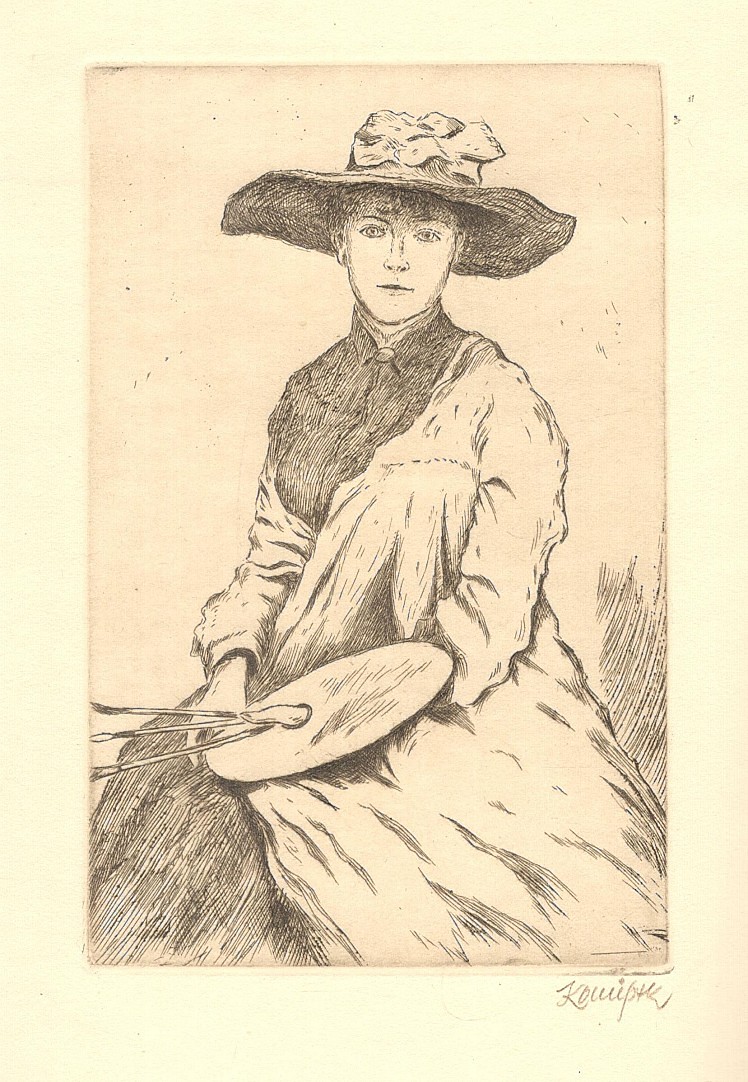 Jan Konůpek (1883 - 1950) - Jaroslav Maria: Zdenka Braunerová