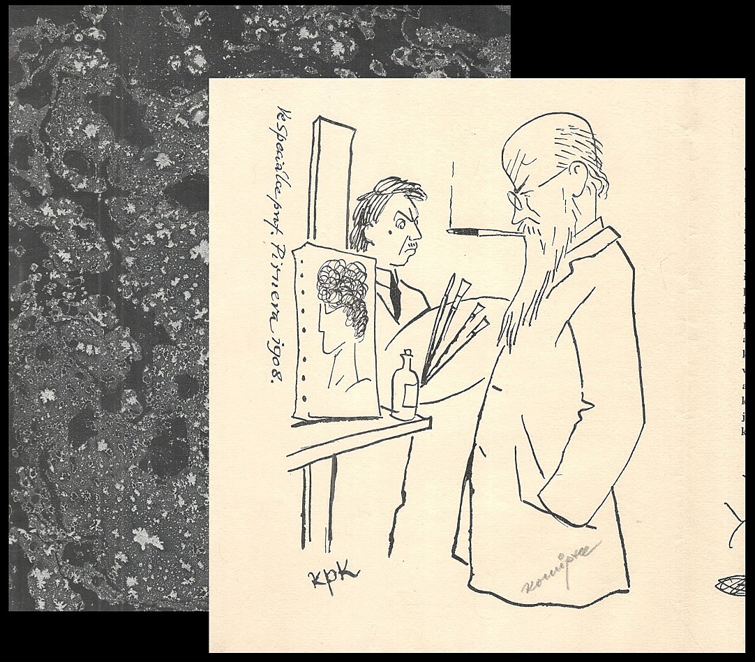 Jan Konůpek (1883 - 1950) - Miloslav Novotný: Jan Konůpek - skizza