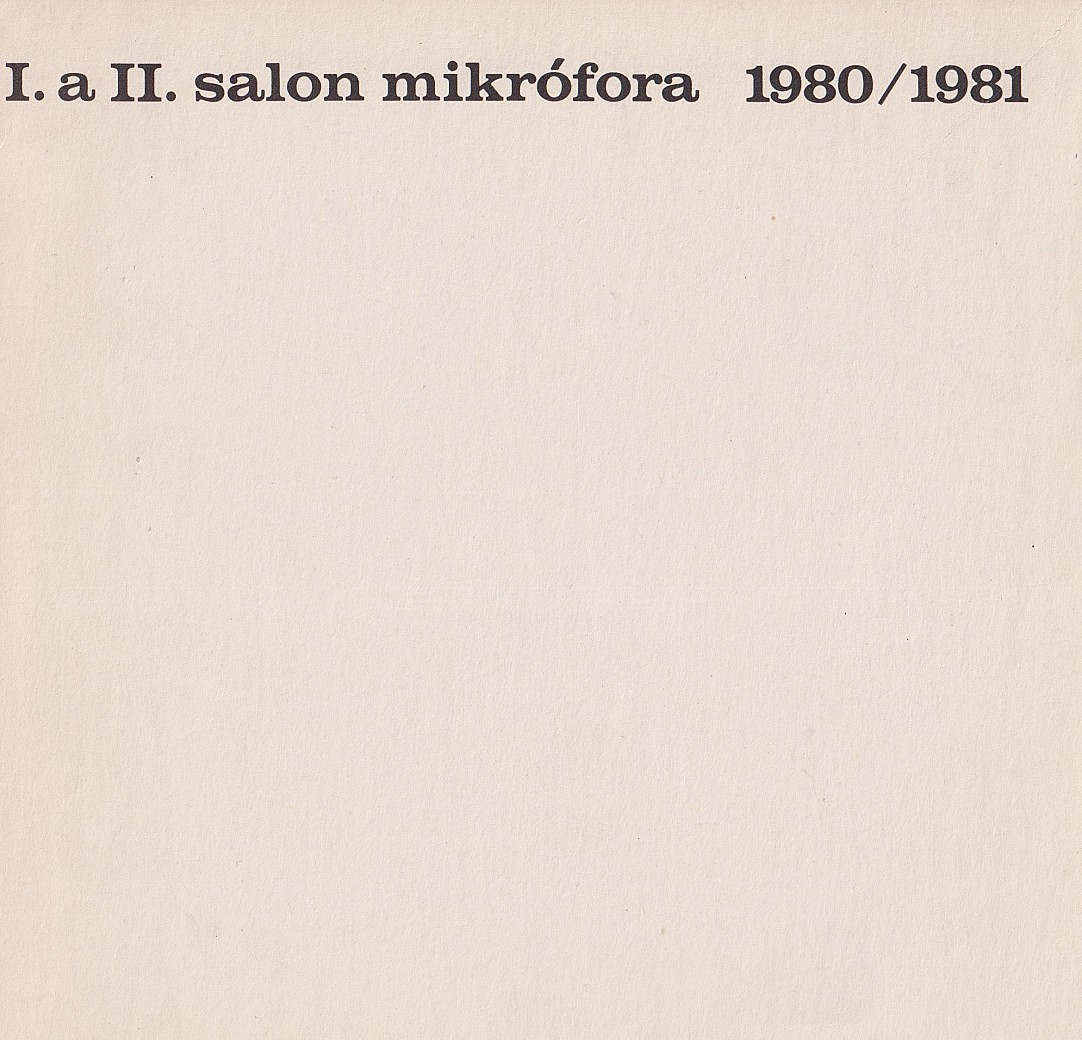 Michael Rittstein (1949) - I. a II. Salón Mikrofóra
