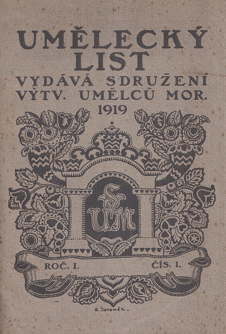 Jakub Obrovský (1882 - 1949) - Umělecký list, ročník 1, 1919