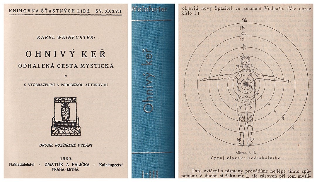 Karel Weinfurter (1897 - 1942) - Ohnivý keř: Odhalená cesta mystická, Praktická mystika díl III.