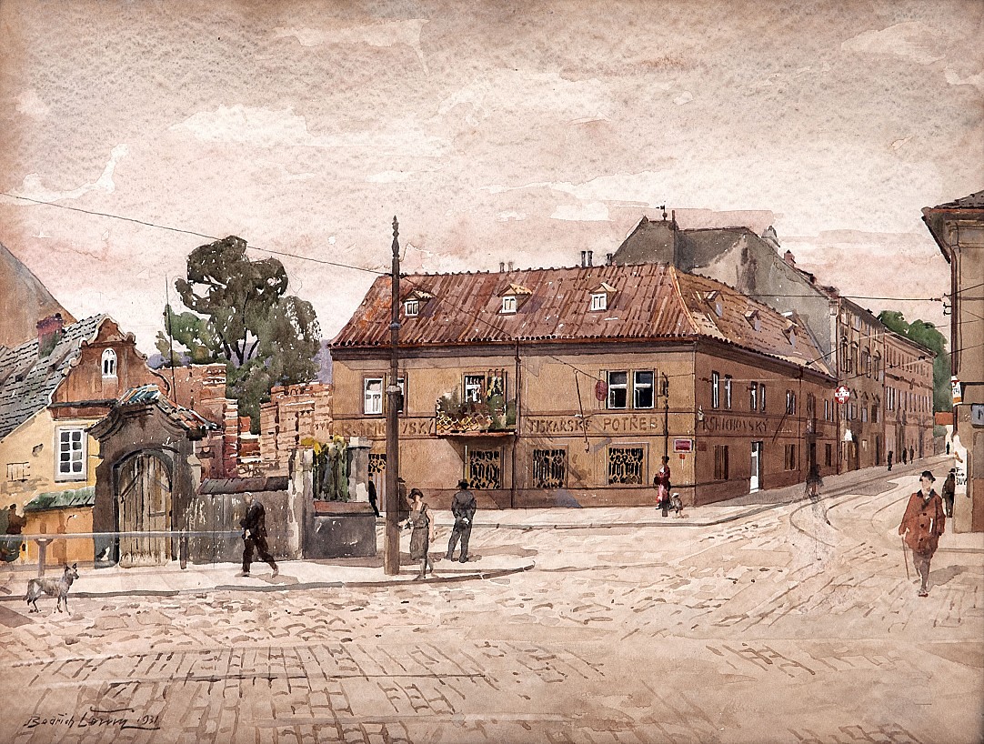 Bedřich Černý (1889 - 1967) - Dům U zlaté lodě