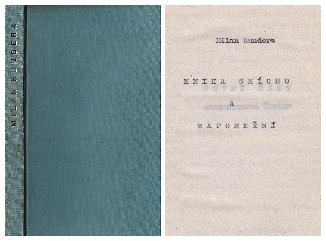 Milan Kundera (1929 - 2023) - Kniha smíchu a zapomnění