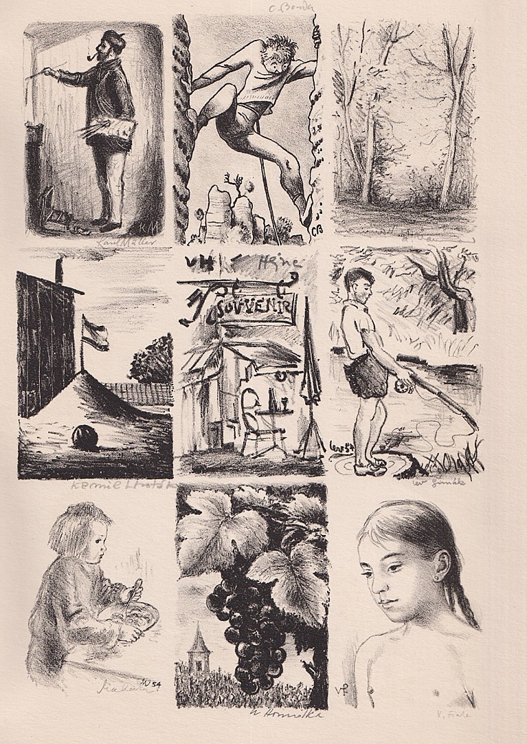 Kamil Lhoták (1912 - 1990) - Vzpomínkový list