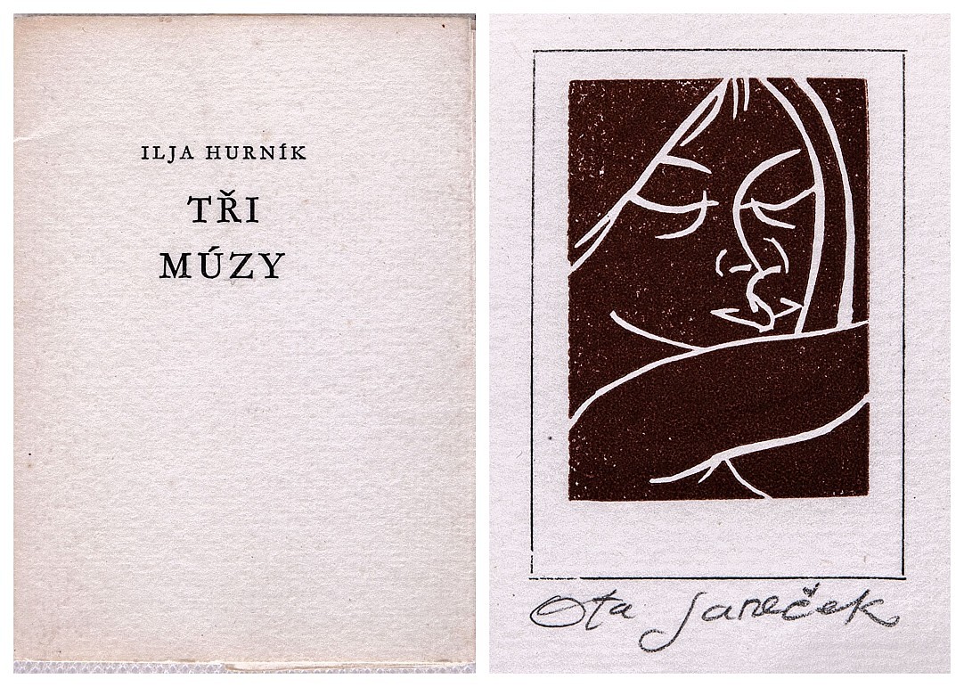 Ota Janeček (1919 - 1996) - Ilja Hurník: Tři múzy