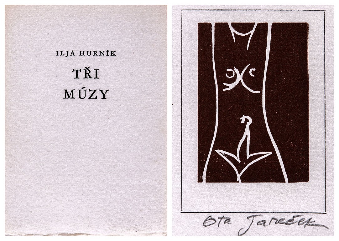 Ota Janeček (1919 - 1996) - Ilja Hurník: Tři múzy
