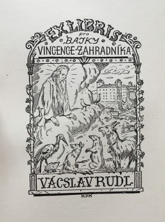 Jan Konůpek (1883 - 1950) - Mladá Boleslav v knižních značkách Václava Rudla