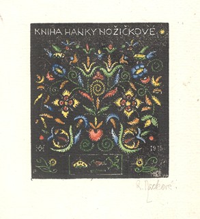 Anna Macková (1887 - 1969) - 20 Exlibris A. Mackové IV. řada