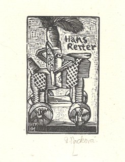 Anna Macková (1887 - 1969) - 20 Exlibris A. Mackové IV. řada