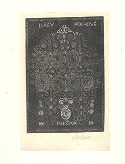 Anna Macková (1887 - 1969) - 20 Exlibris A. Mackové IV. řada