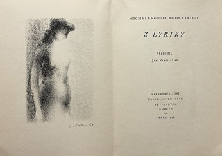 Jiří John (1923 - 1972) - Michelangelo Buonarroti - Z lyriky