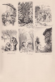 Kamil Lhoták (1912 - 1990) - Vzpomínkový list