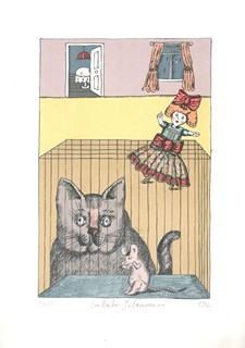 Eva Natus(1936 - 2014) - Šalamounová - Mladý kocour by rád myši