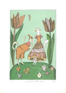 Eva Natus(1936 - 2014) - Šalamounová - Mladý kocour by rád myši