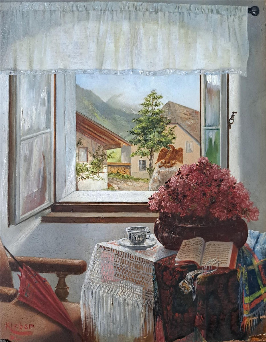 Franz Georg KLEBER (1870-1905) - Pohled z okna