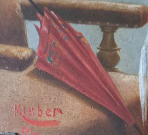 Franz Georg KLEBER (1870-1905) - Pohled z okna