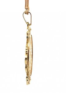 Zlatý přívěs s mincí Franz Josef I., 1909, rakouská ražba