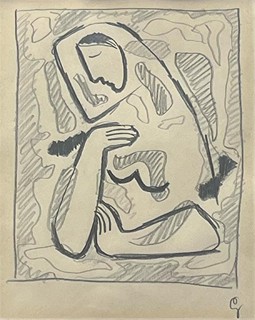 Mikuláš Galanda (1895 - 1938) - Zamyšlená