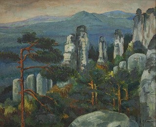 Macoun Gustav (1892 - 1934) - Pískovcové skály