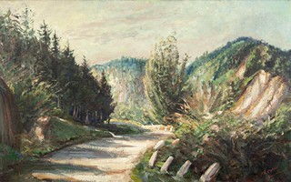 Pleiner Vladimír (1891 - 1952) - Cesta u Sklenných Teplic