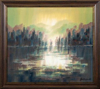 Hartinger Ilja (Jiljí) (1935 - ) - Ráno nad jezerem
