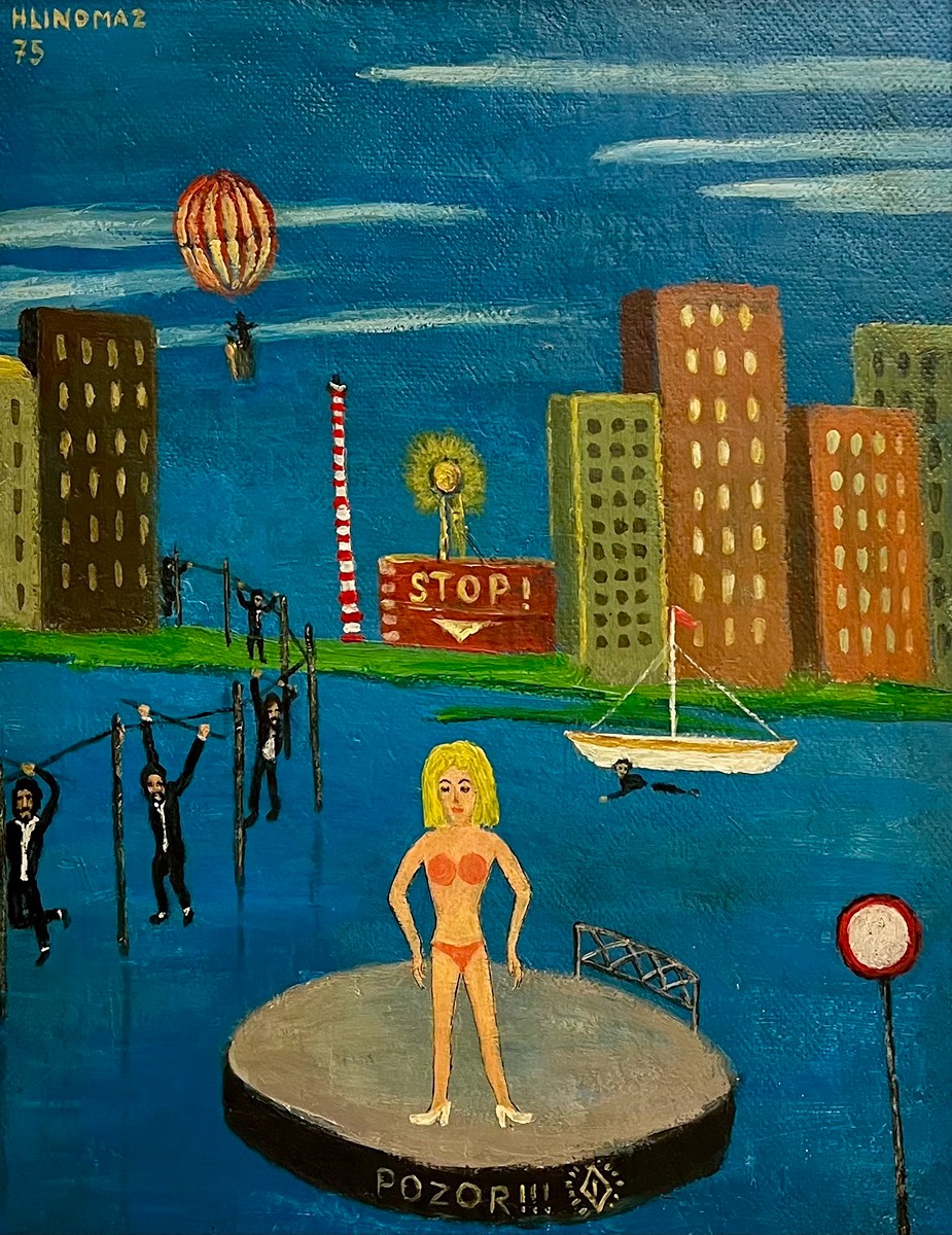 Josef Hlinomaz (1914 - 1978) - "Blondýna a nápadníci"