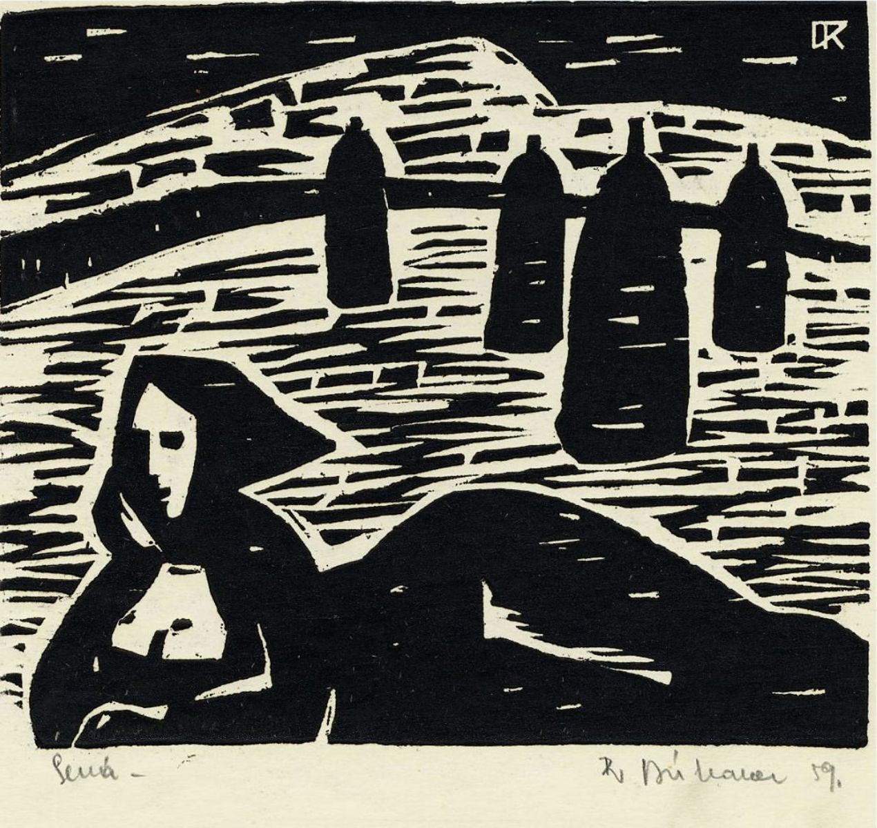 Dúbravec Robert (1924-1976) - Sená