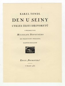 Tondl Karel (1893-1980) - Den u Seiny - Karel Tondl