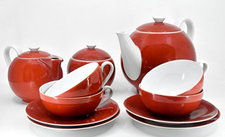 Sutnar Ladislav (1897-1976) - 4 osobní čajová souprava - LADISLAV SUTNAR - celkem 11 ks