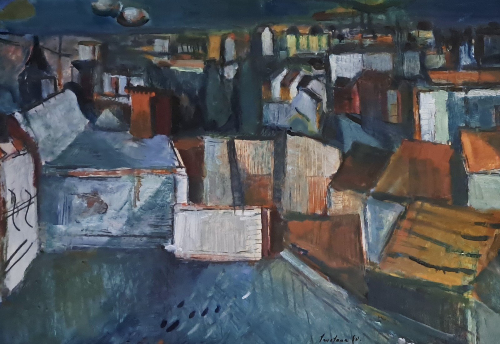 Jan Smetana (1918 - 1998) - Město