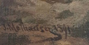 Josef Mathauser (1846 - 1917) - Černohorka