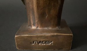 Jaroslav Vacek (1923 - 2012) - Dívka s ptáčkem