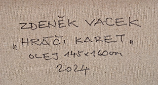 Zdeněk Vacek | Hráči karet - velký formát