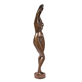 Alexander Archipenko | Žena česající si vlasy
