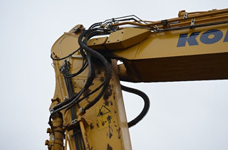 KOMATSU PC 290NLCI PÁSOVÉ RYPADLO + RYCHLUPÍNAČ,LŽÍCE A SVAHOVÁ LOPATA