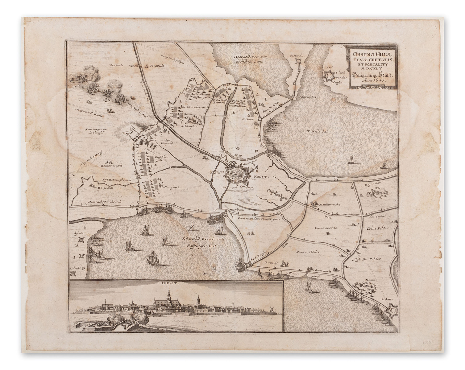 Obsidio Hulstenae civitatis et fortality (Siege of Hulsten, city and fortress)