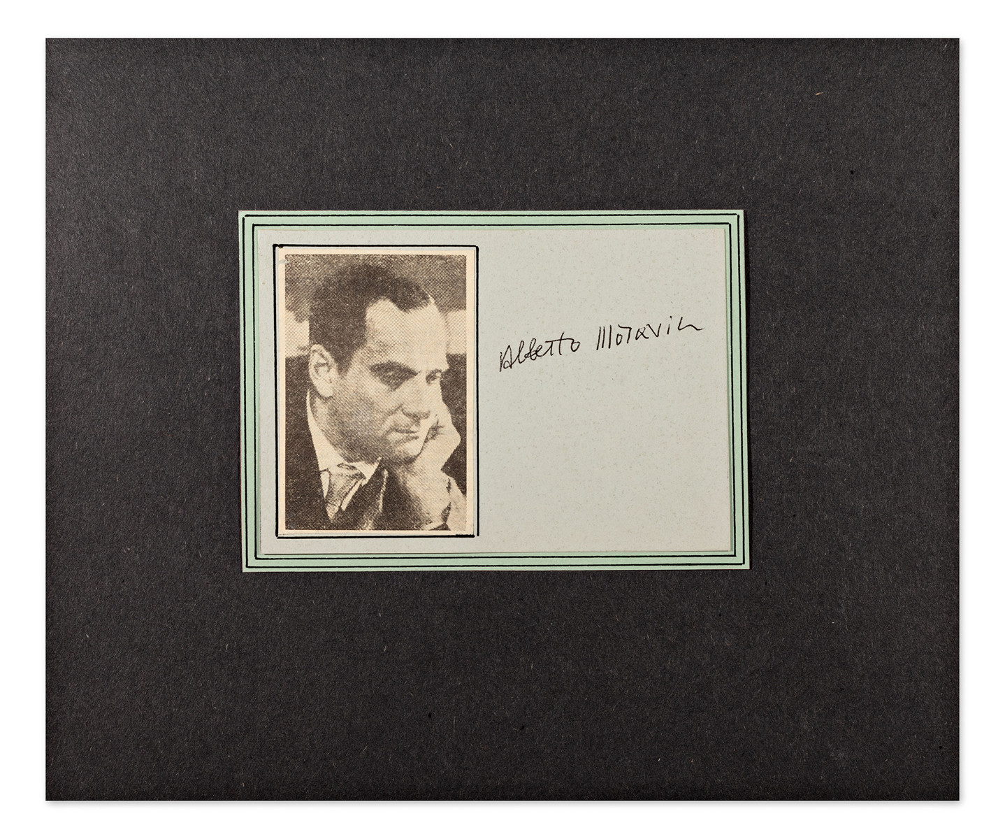 Alberto Moravia (1907-1990) - Autograph